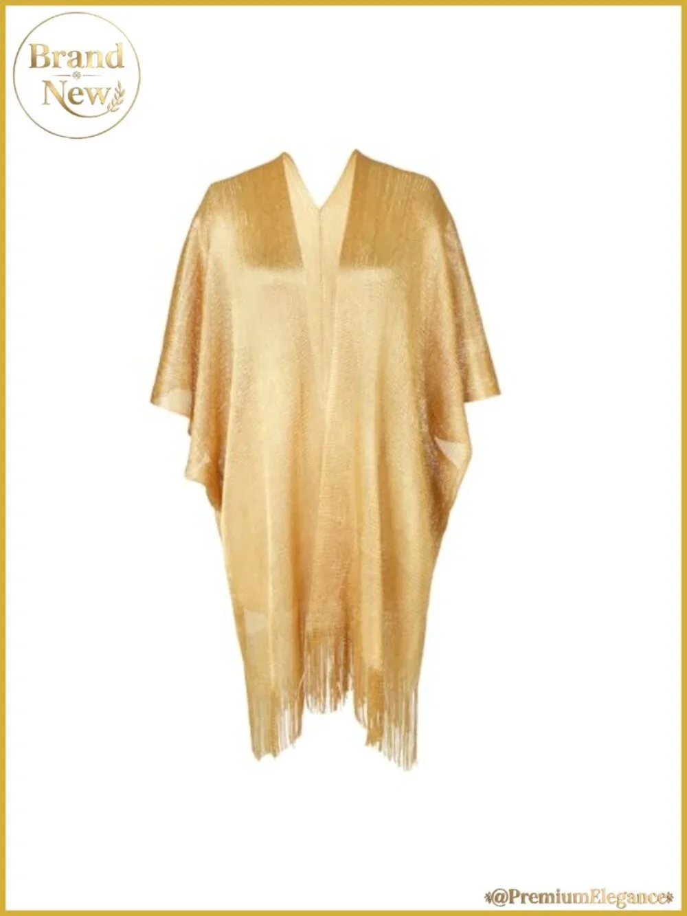 Sparkle Metallic Evening Shawl Wrap Open Front Cape for Formal Dresses